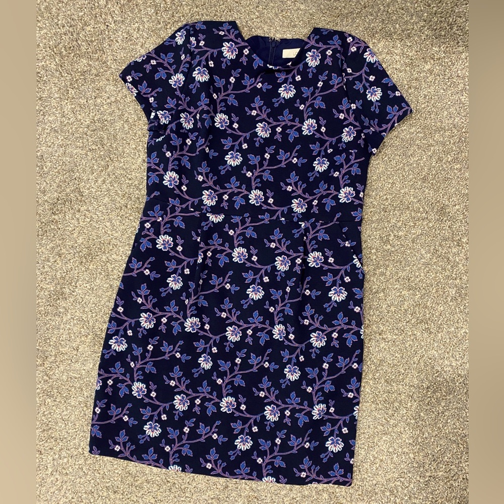Navy Floral w/Pockets
